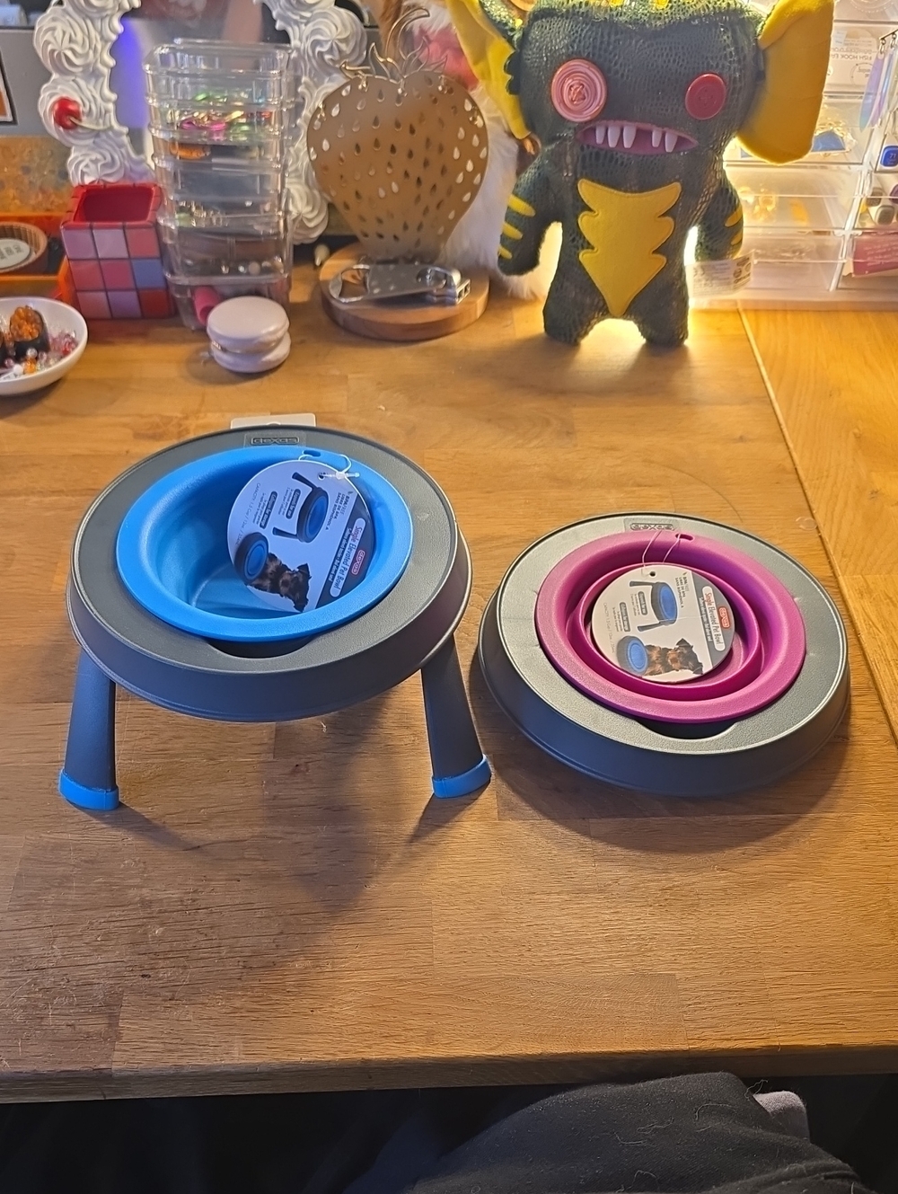 Collapsible Dog Snack Bowls Set